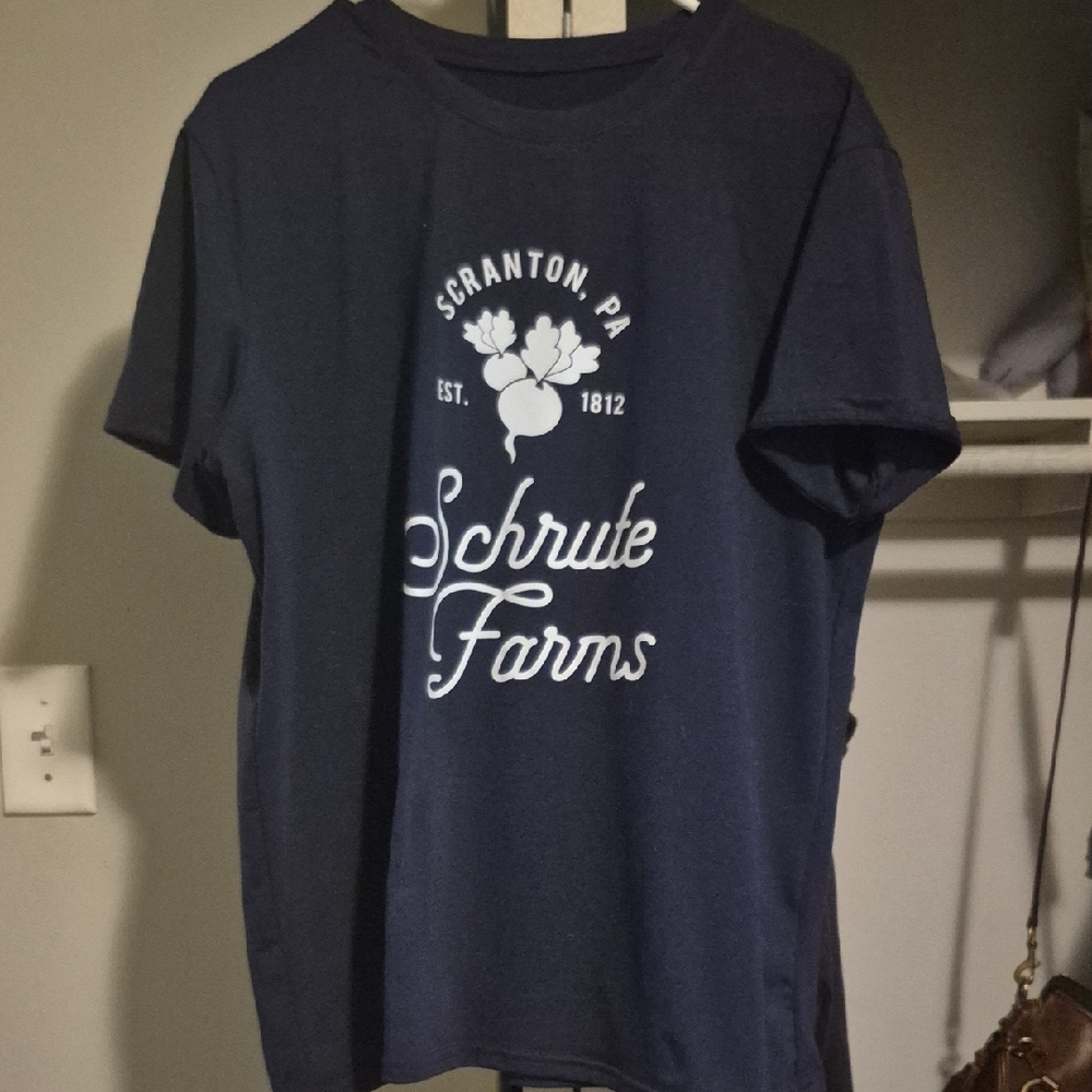 Navy Blue Schrute Farms T-Shirt